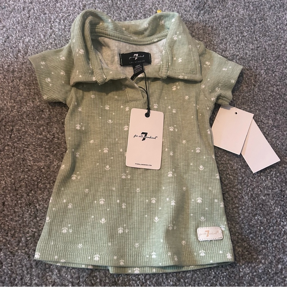 Green Kids Polo Shirt